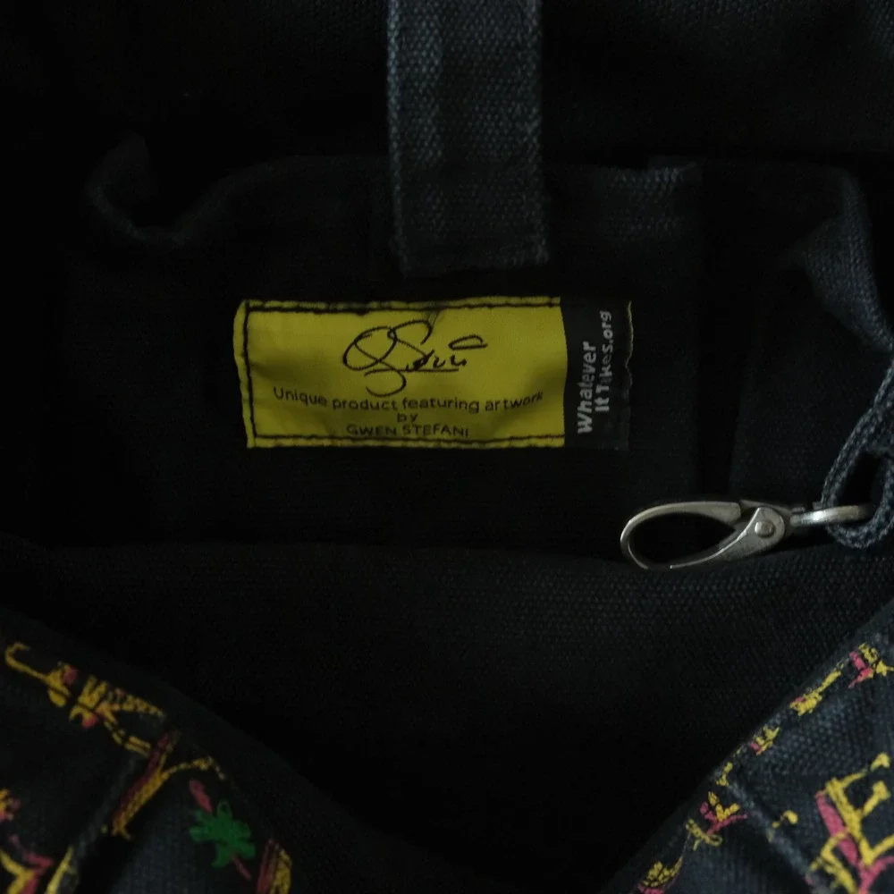 LAMB Tote Bag Womens Black Gwen Stefani Whatever It Takes Y2K OS
